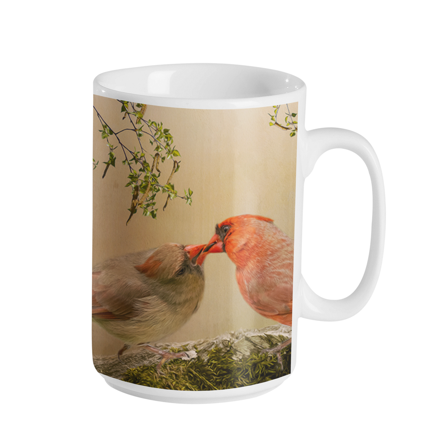 Cardinal Kisses Mug